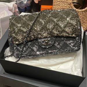 Chanel sequins bag